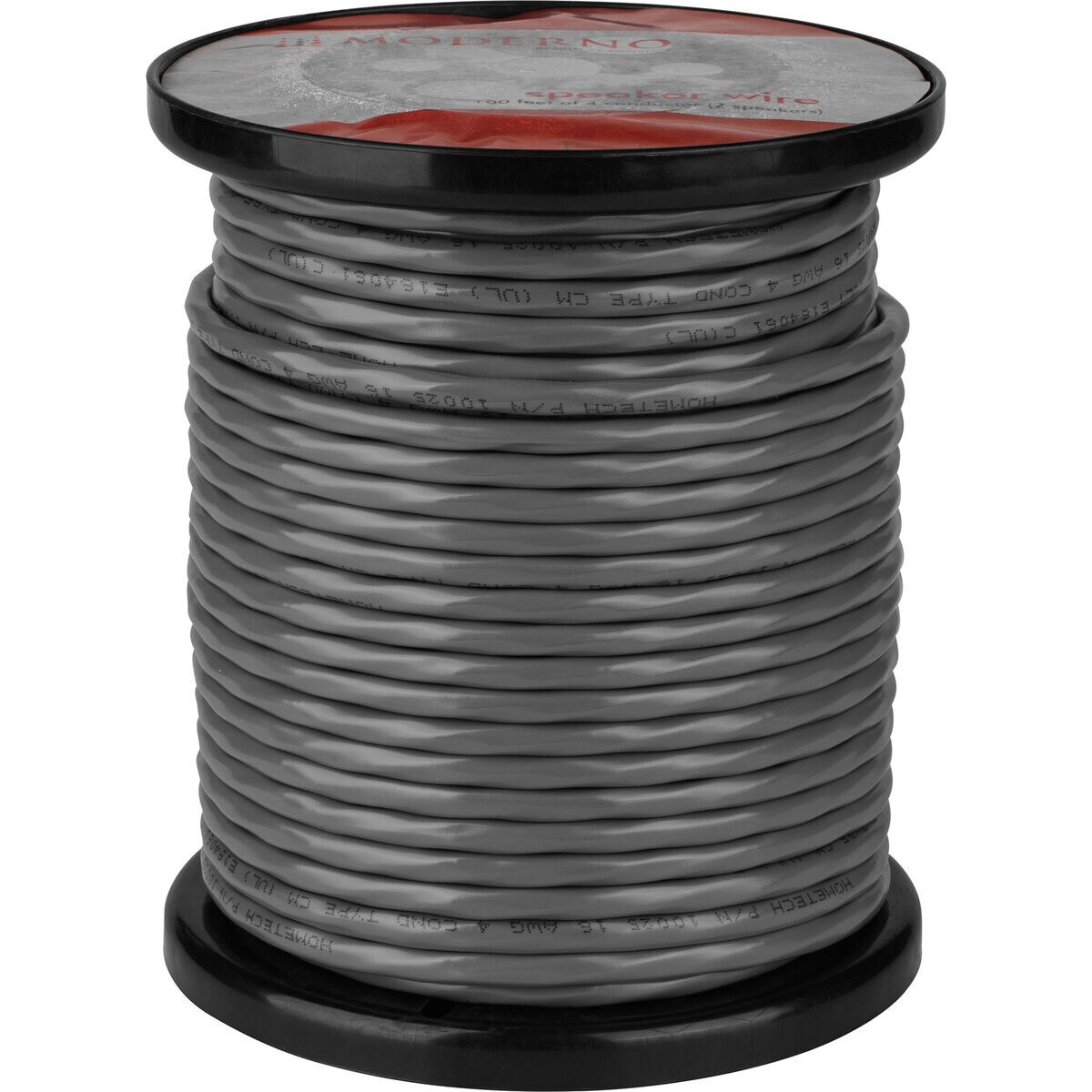 Moderno 16 Gauge 4 Conductor InWall Speaker Wire 100 ft.